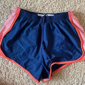 Krass&Co. navy and coral shorts hardly worn athletic shorts